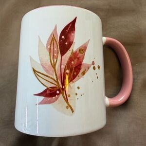 Design Mug with Pink Handle
